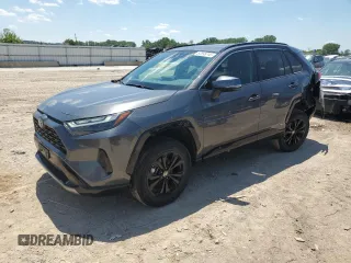 2022 Toyota RAV4 Hybrid SE with VIN 2T3T6RFV7NW036418, listed as a Copart auction lot 62895745 with 18,437 mi miles and Salvage title. Bid and sale history available at DreamBid. Image 1.