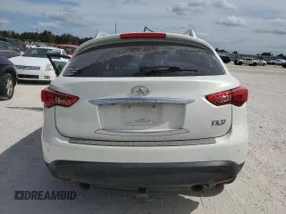 2013 Infiniti FX with VIN JN8CS1MW3DM175132, listed as a Copart auction lot 76881024 with Not Provided miles and Salvage Title. Bid and sale history available at DreamBid. Image 6.