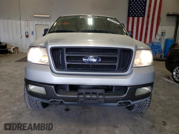 2005 Ford F-150 XLT with VIN 1FTPW14585KD49122, listed as a Copart auction lot 49312163 with 197,995 mi miles and Salvage Title. Bid and sale history available at carsss.com. Image 5.