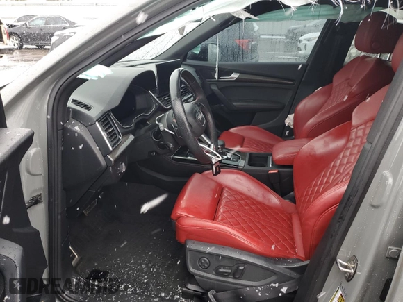 2021 Audi SQ5 Premium Plus with VIN WA1B4AFY2M2035496, listed as a Copart auction lot 79414574 with 58,326 mi miles and Salvage Title. Bid and sale history available at carsss.com. Image 7.