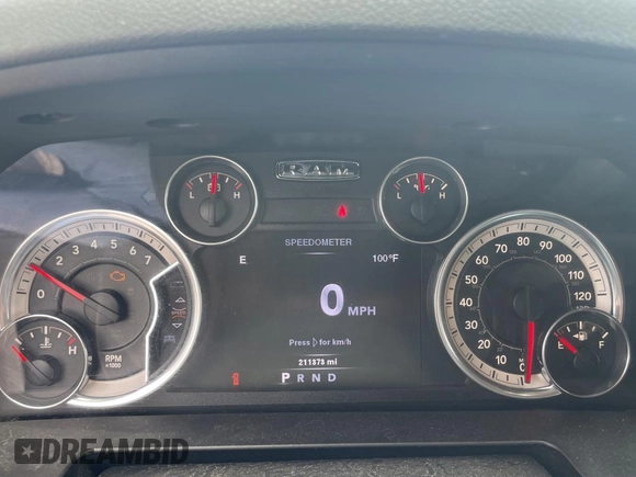 2014 Ram 1500 Big Horn z VIN 1C6RR6TT0ES435013, wystawiony jako Copart lot #59365815 z przebiegiem 211 373 mil mil oraz Czysty tytuł • Clean title. Historia ofert i sprzedaży dostępna na DreamBid. Obrazek 8.