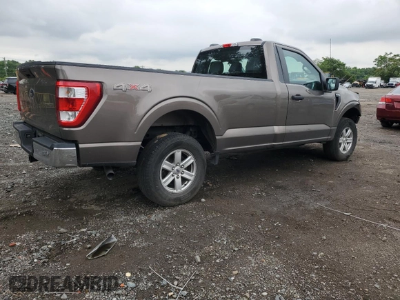 2022 Ford F-150 XL with VIN 1FTMF1EB8NKD95234, listed as a Copart auction lot 63814855 with 89,078 mi miles and Salvage title. Bid and sale history available at DreamBid. Image 3.