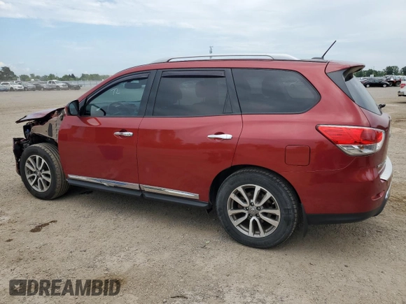 2015 Nissan Pathfinder SL with VIN 5N1AR2MM5FC675140, listed as a Copart auction lot 64462805 with 186,797 mi miles and Clean title. Bid and sale history available at DreamBid. Image 2.