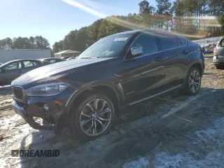 2016 BMW X6 xDrive50i with VIN 5UXKU6C55G0R34221, listed as a Copart auction lot 88575035 with 109,975 mi miles and Salvage Title. Bid and sale history available at carsss.com. Image 1.