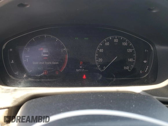 2020 Honda Accord EX with VIN 1HGCV1F40LA034888, listed as a Copart auction lot 53269225 with 167,117 mi miles and Salvage title. Bid and sale history available at DreamBid. Image 9.