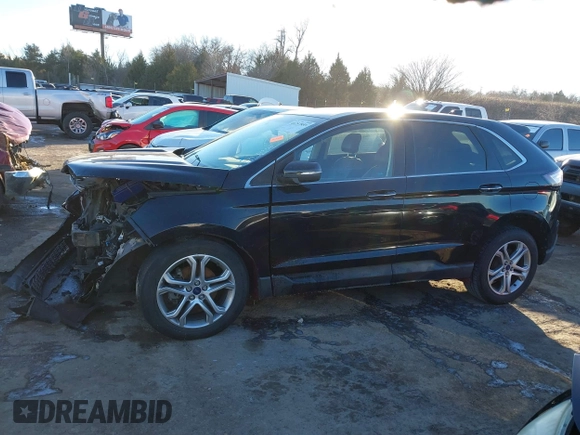 2016 Ford Edge Titanium with VIN 2FMPK3K96GBB12313, listed as a IAAI auction lot 41257855 with 130,329 mi miles. Bid and sale history available at carsss.com. Image 14.
