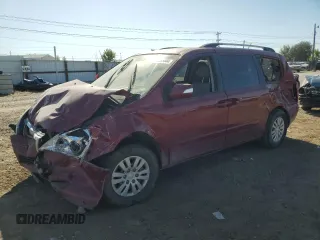 2012 Kia Sedona LX with VIN KNDMG4C73C6445301, listed as a Copart auction lot 68065444 with 177,259 mi miles and Salvage Title. Bid and sale history available at carsss.com. Image 1.
