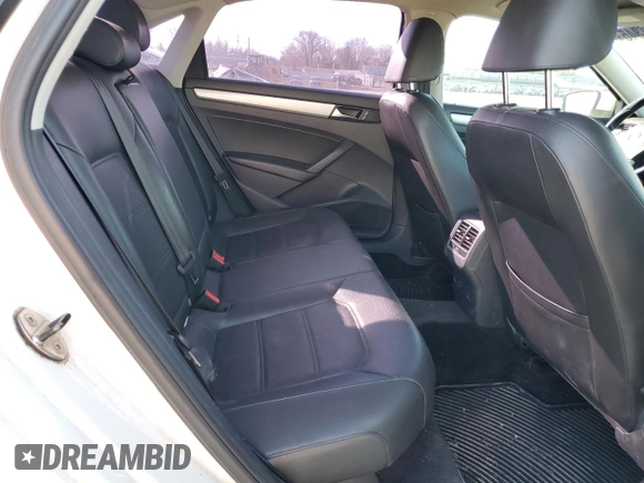 2013 Volkswagen Passat SE w/Sunroof with VIN 1VWBP7A36DC116147, listed as a Copart auction lot 50591345 with 172,814 mi miles and Salvage Title. Bid and sale history available at carsss.com. Image 10.