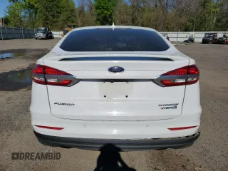 2019 Ford Fusion Hybrid Titanium with VIN 3FA6P0RU0KR120000, listed as a Copart auction lot 44743853 with 105,435 mi miles. Bid and sale history available at carsss.com. Image 6.