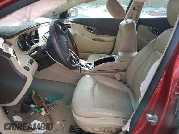 2012 Buick LaCrosse Premium 2 with VIN 1G4GF5E37CF341812, listed as a Copart auction lot 57515515 with 92,836 mi miles and Salvage title. Bid and sale history available at DreamBid. Image 7.