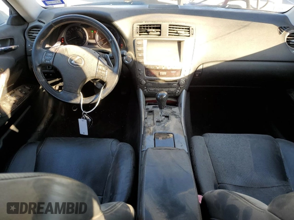2008 Lexus IS with VIN JTHBK262X82079988, listed as a Copart auction lot 73482344 with 316,599 mi miles and Salvage Title. Bid and sale history available at carsss.com. Image 8.
