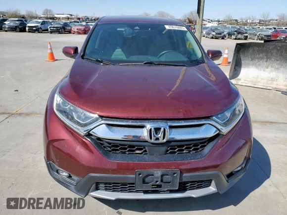 2019 Honda CR-V EX with VIN 7FARW1H58KE015852, listed as a Copart auction lot 49676005 with 47,391 mi miles and Clean Title. Bid and sale history available at carsss.com. Image 5.