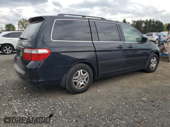 2007 Honda Odyssey EX-L with VIN 5FNRL38687B120973, listed as a Copart auction lot 54765445 with 0 mi miles and Salvage Title. Bid and sale history available at carsss.com. Image 3.