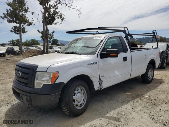 2011 Ford F-150 XL with VIN 1FTNF1CT1BKE20289, listed as a Copart auction lot 67071124 with 261,315 mi miles and Salvage Title. Bid and sale history available at carsss.com. Image 1.