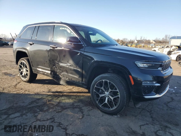 2023 Jeep Grand Cherokee Summit with VIN 1C4RJHEGXP8722063, listed as a Copart auction lot 86552894 with 38,463 mi miles and Salvage title. Bid and sale history available at DreamBid. Image 4.