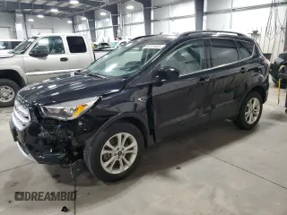 2018 Ford Escape SE z VIN 1FMCU9GD9JUC19270, wystawiony jako Copart lot #52519485 z przebiegiem 86 906 mil mil oraz Szkody całkowita. Historia ofert i sprzedaży dostępna na DreamBid. Obrazek 1.