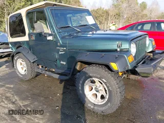 2001 Jeep Wrangler Sport with VIN 1J4FA49S71P315061, listed as a IAAI auction lot 41525441 with 178,809 mi miles. Bid and sale history available at carsss.com. Image 1.