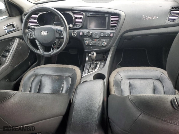 2012 Kia Optima Hybrid with VIN KNAGM4AD1C5015140, listed as a Copart auction lot 83005014 with 0 mi miles and Clean Title. Bid and sale history available at carsss.com. Image 8.