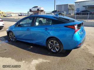 2019 Toyota Prius L Eco with VIN JTDKARFU1K3073867, listed as a Copart auction lot 45049695 with 71,670 mi miles and Salvage Title. Bid and sale history available at carsss.com. Image 2.