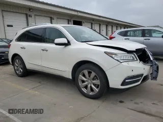 2014 Acura MDX Advance with VIN 5FRYD4H87EB015188, listed as a Copart auction lot 61088075 with 189,004 mi miles and Salvage title. Bid and sale history available at DreamBid. Image 4.