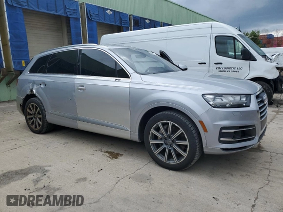 2017 Audi Q7 Premium Plus with VIN WA1LAAF76HD009093, listed as a Copart auction lot 53864075 with 179,241 mi miles and Clean Title. Bid and sale history available at carsss.com. Image 4.