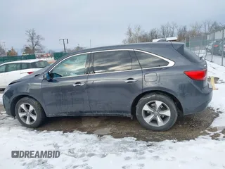 2016 Acura MDX with VIN 5FRYD4H26GB044762, listed as a IAAI auction lot 41400131 with 122,213 mi miles. Bid and sale history available at carsss.com. Image 14.