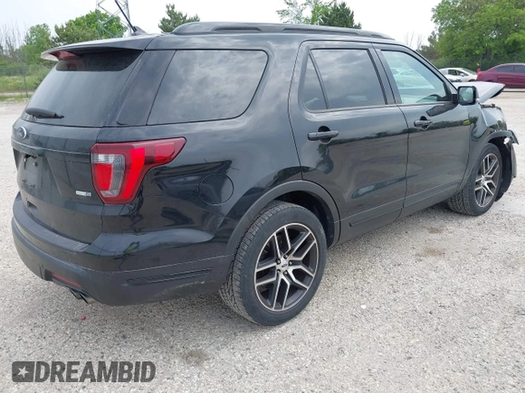 2019 Ford Explorer Sport with VIN 1FM5K8GT0KGB43468, listed as a IAAI auction lot 42502848 with 109,735 mi miles and . Bid and sale history available at DreamBid. Image 4.