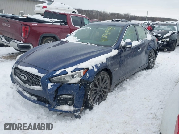 2016 Infiniti Q50 Red Sport 400 с VIN JN1FV7AR9GM452066, выставлен на аукционе IAAI как лот 41271398 с пробегом 95 249 миль миль и . История ставок и продаж доступна на DreamBid. Изображение 2.