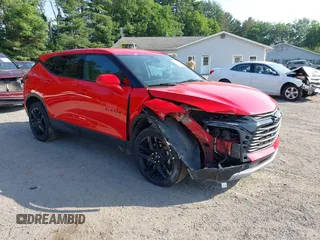 2022 Chevrolet Blazer LT with VIN 3GNKBHR48NS123334, listed as a IAAI auction lot 42666158 with 57,732 mi miles and . Bid and sale history available at DreamBid. Image 1.