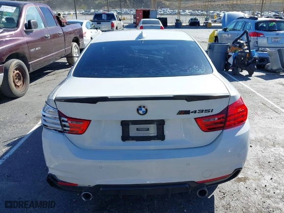 2015 BMW 4 Series 435i with VIN WBA3R1C58FK194299, listed as a IAAI auction lot 41624998 with NaN miles. Bid and sale history available at carsss.com. Image 16.