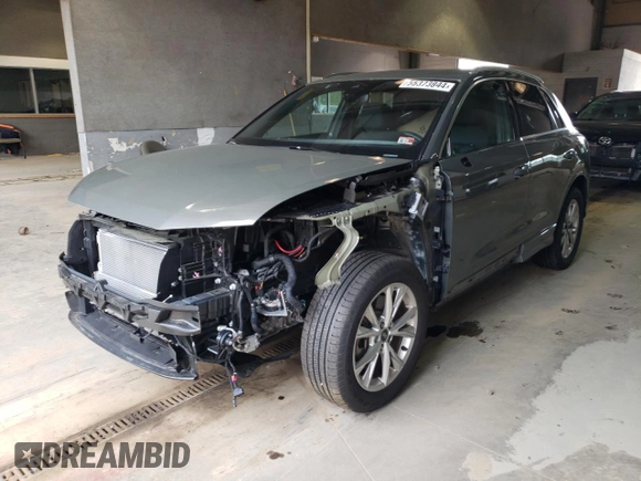 2023 Audi Q3 S line Premium Plus with VIN WA1EECF38P1138944, listed as a Copart auction lot 55373844 with 8,524 mi miles and Salvage title. Bid and sale history available at DreamBid. Image 1.