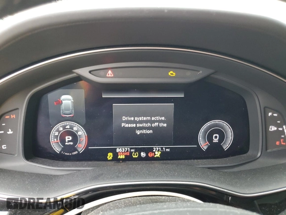 2020 Audi Q8 Prestige with VIN WA1FVAF1XLD003867, listed as a Copart auction lot 57440105 with 86,371 mi miles and Salvage title. Bid and sale history available at DreamBid. Image 9.