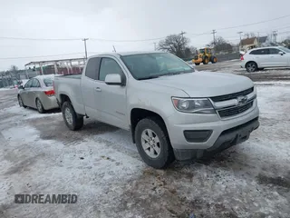 2020 Chevrolet Colorado 4WD Work Truck with VIN 1GCHTBEN0L1206217, listed as a IAAI auction lot 41446311 with 44,711 mi miles. Bid and sale history available at carsss.com. Image 1.