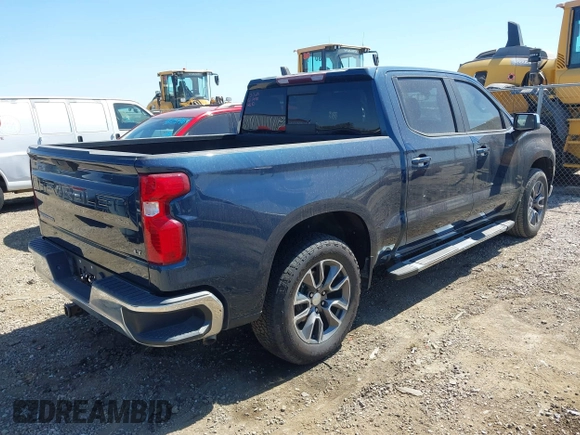 2020 Chevrolet Silverado 1500 LT with VIN 3GCPWCED6LG256184, listed as a IAAI auction lot 41759866 with 38,388 mi miles. Bid and sale history available at carsss.com. Image 4.
