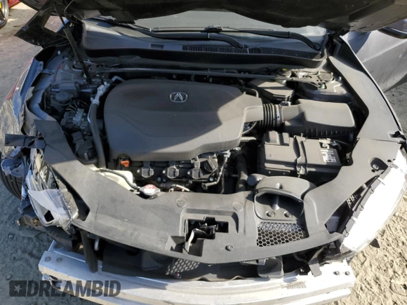 2018 Acura TLX Technology with VIN 19UUB2F56JA012371, listed as a Copart auction lot 46731045 with 76,569 mi miles and Salvage title. Bid and sale history available at DreamBid. Image 12.