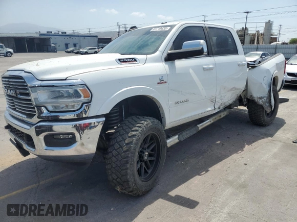 2020 Ram 2500 Laramie with VIN 3C6UR5FL5LG110779, listed as a Copart auction lot 64064525 with 85,508 mi miles and Salvage title. Bid and sale history available at DreamBid. Image 1.
