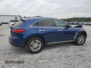 2016 Infiniti QX70 with VIN JN8CS1MU0GM671928, listed as a Copart auction lot 54887775 with 163,054 mi miles and Salvage title. Bid and sale history available at DreamBid. Image 3.