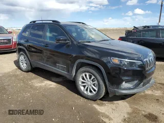2022 Jeep Cherokee X with VIN 1C4PJMCX5ND552329, listed as a Copart auction lot 52359655 with 45,348 mi miles and Salvage title. Bid and sale history available at DreamBid. Image 4.