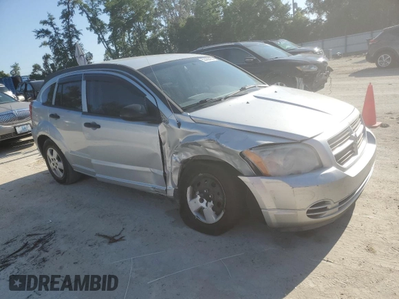 2007 Dodge Caliber with VIN 1B3HB28B07D111196, listed as a Copart auction lot 52488495 with 123,409 mi miles and Salvage Title. Bid and sale history available at DreamBid. Image 4.