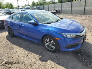 2018 Honda Civic LX with VIN 2HGFC2F57JH607611, listed as a Copart auction lot 56110745 with 39,572 mi miles and Salvage Title. Bid and sale history available at DreamBid. Image 4.