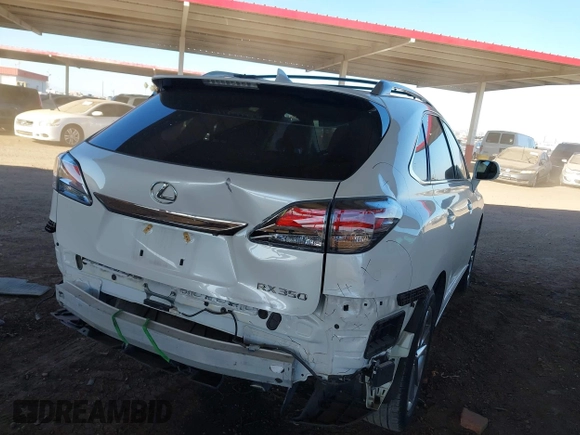2015 Lexus RX 350 with VIN JTJZK1BA5F2426015, listed as a IAAI auction lot 41690158 with 141,652 mi miles and . Bid and sale history available at carsss.com. Image 4.