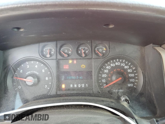 2009 Ford F-150 STX with VIN 1FTRX12W29FA24563, listed as a Copart auction lot 50050005 with 110,780 mi miles and Salvage Title. Bid and sale history available at carsss.com. Image 9.