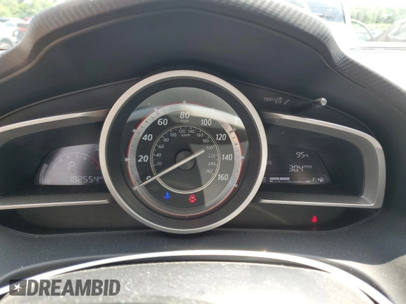 2015 Mazda 3 i Touring with VIN JM1BM1L74F1255247, listed as a Copart auction lot 60755455 with 102,554 mi miles and Salvage title. Bid and sale history available at DreamBid. Image 9.