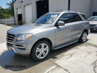 2015 Mercedes-Benz M 350 with VIN 4JGDA5HB6FA581648, listed as a Copart auction lot 61427805 with 163,915 mi miles and Salvage title. Bid and sale history available at DreamBid. Image 1.