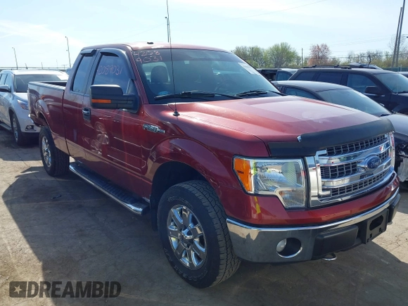 2014 Ford F-150 XL with VIN 1FTFX1EF4EKD24122, listed as a IAAI auction lot 42089031 with 169,136 mi miles and . Bid and sale history available at carsss.com. Image 1.