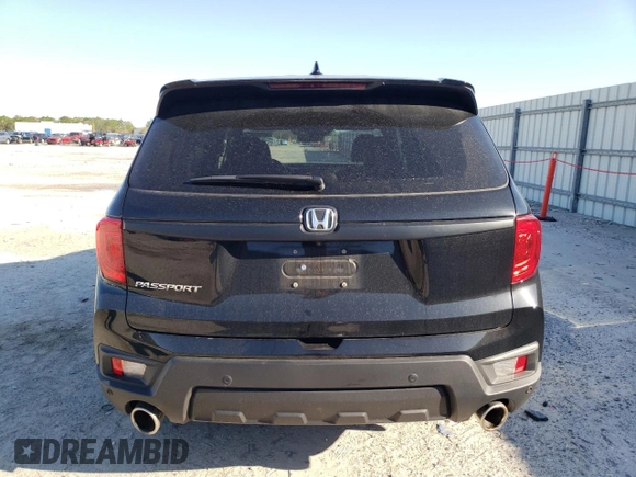 2022 Honda Passport EX-L z VIN 5FNYF7H57NB006655, wystawiony jako Copart lot #48693295 z przebiegiem 38 579 mil mil oraz Szkoda całkowita • Salvage title. Historia ofert i sprzedaży dostępna na DreamBid. Obrazek 6.