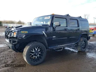 2005 Hummer H2 SUV with VIN 5GRGN23U35H111403, listed as a Copart auction lot 84720994 with 142,159 mi miles and Salvage Title. Bid and sale history available at carsss.com. Image 1.