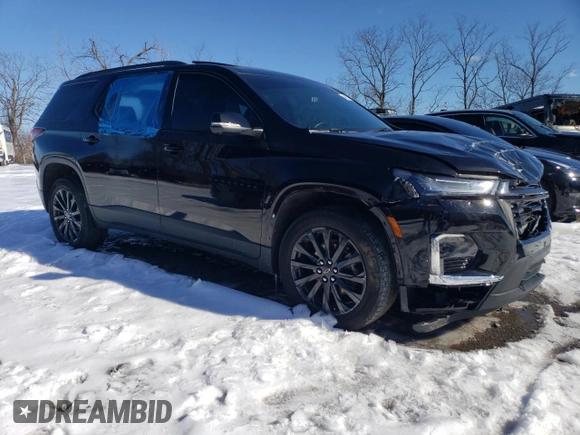 2024 Chevrolet Traverse with VIN 1GNETYKW8RJ128773, listed as a Copart auction lot 46603775 with 17,388 mi miles and Salvage title. Bid and sale history available at DreamBid. Image 4.