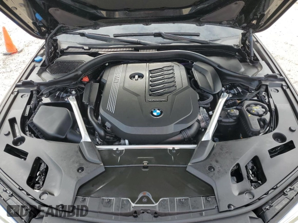 2023 BMW 5 Series 540i with VIN WBA53BJ07PCM01445, listed as a Copart auction lot 55084525 with 20,598 mi miles and Salvage title. Bid and sale history available at DreamBid. Image 11.