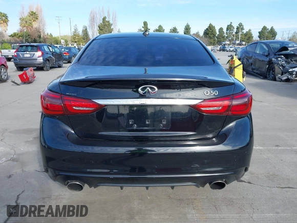 2018 Infiniti Q50 Sport with VIN JN1EV7AP6JM366702, listed as a IAAI auction lot 41852058 with 60,472 mi miles and . Bid and sale history available at carsss.com. Image 16.